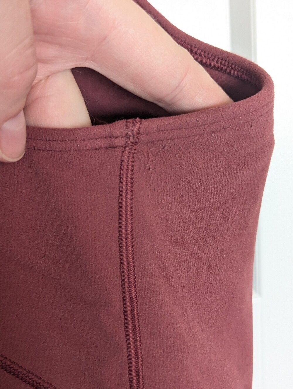 Lululemon Align Tank - Mulled Wine Deep Red sz 18 - Picture 5 of 6